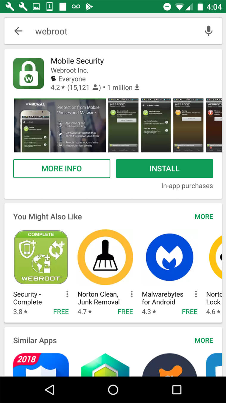 webroot app