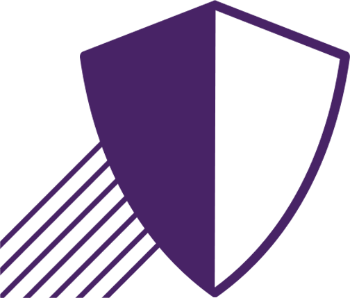 Purple Shield Icon